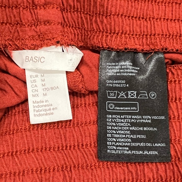 H&M Basic Lightweight Pant Rust - Picture 3 of 3